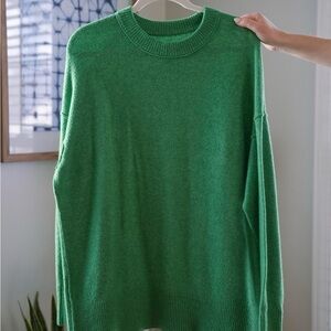 aerie Emerald Green Crewneck Sweater